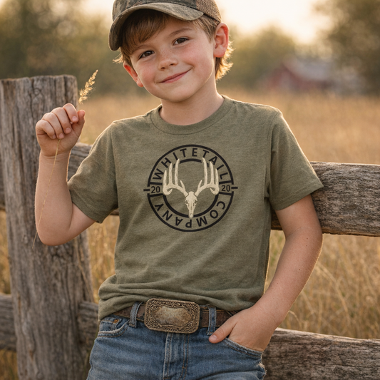Whitetail Co. Youth Tee Olive Drab