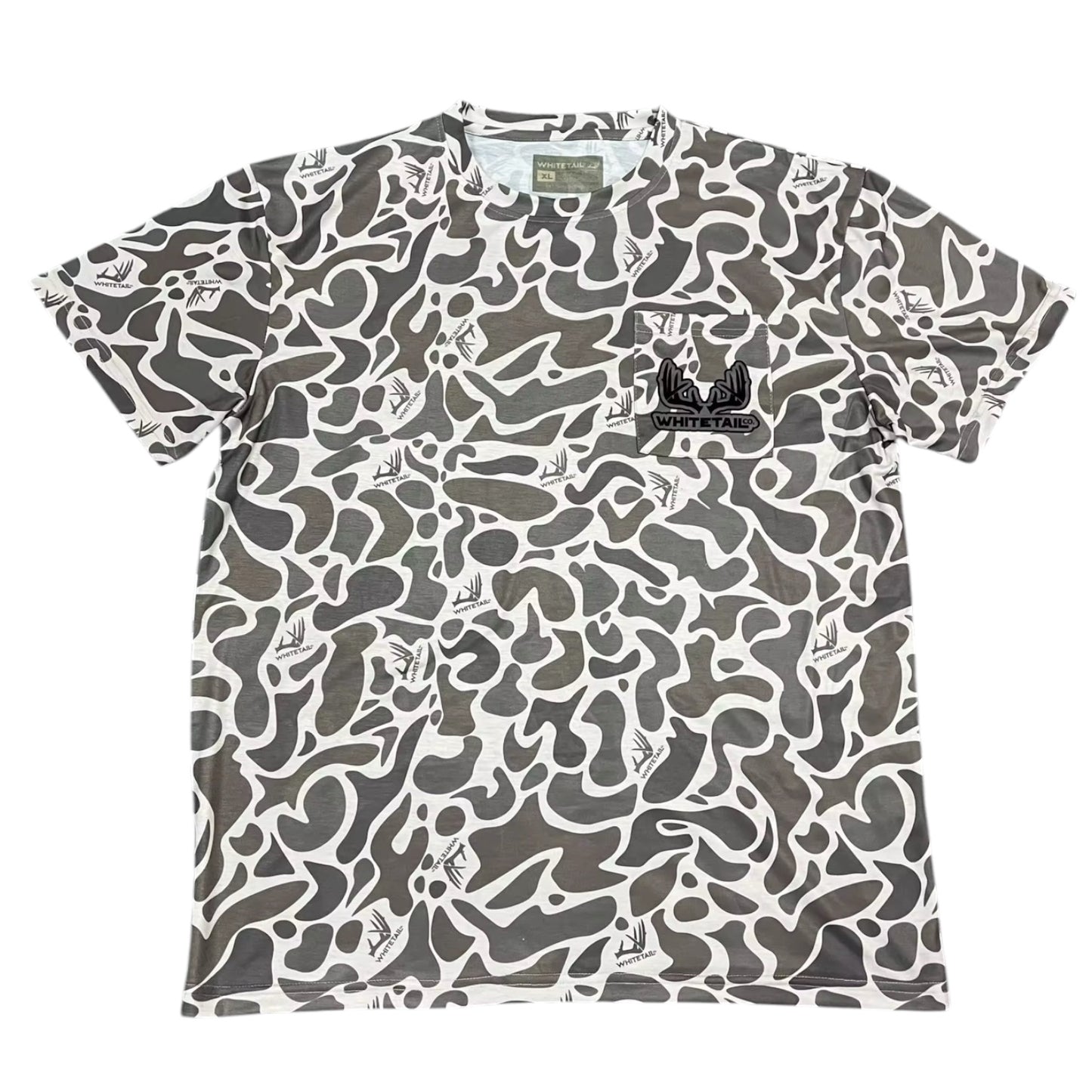 Coming Soon !!! Whitetail Co. Old Camo Faded Pocket Tee