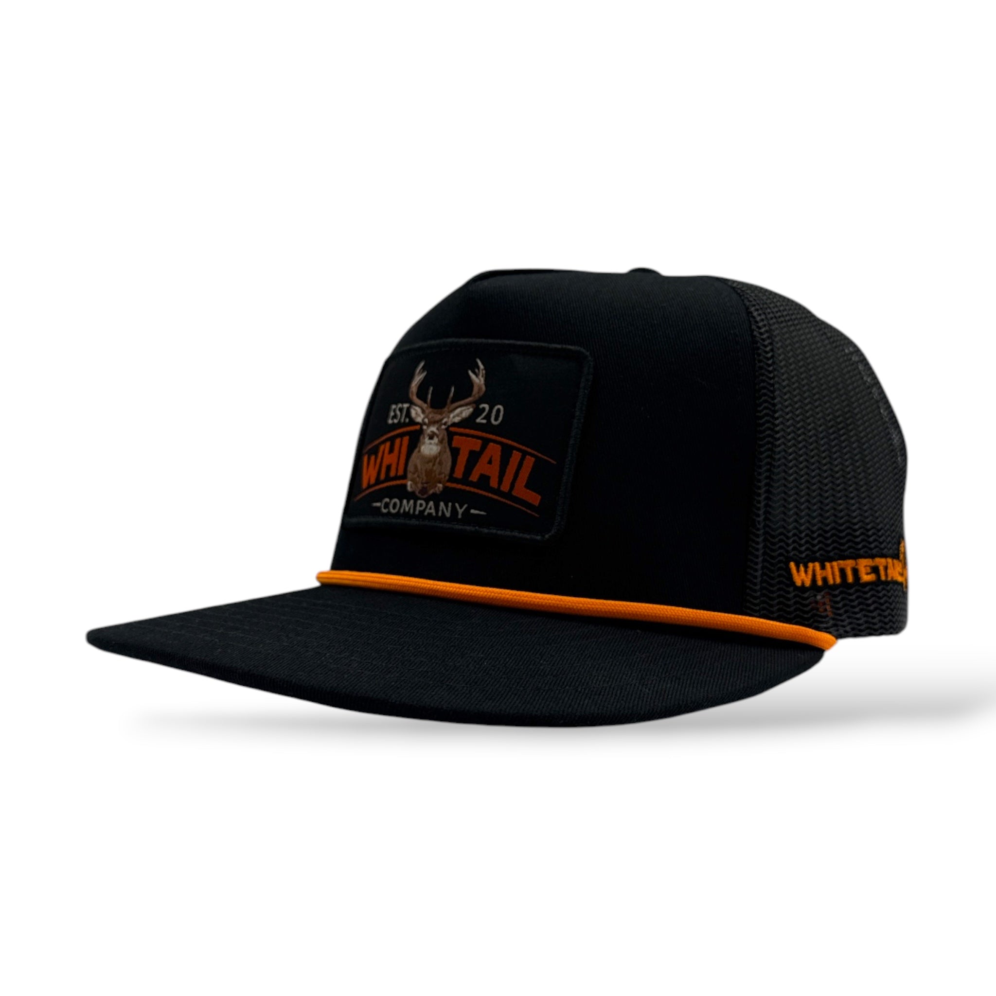 Whitetail Co. | Wall Hanger | Trucker | Black | Ropy