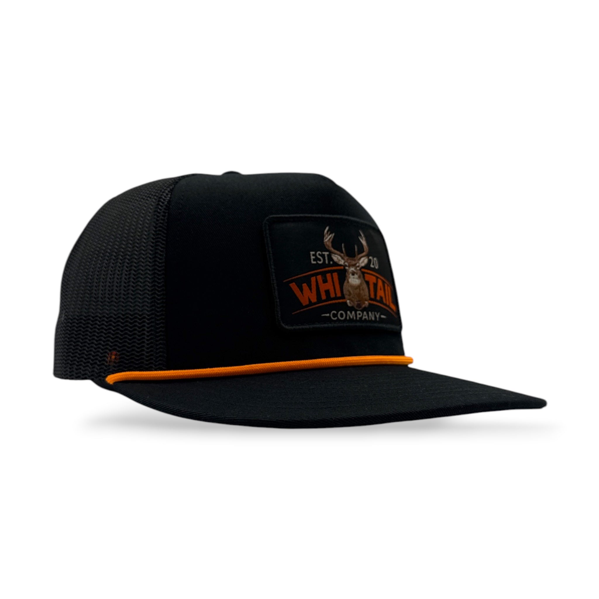 Whitetail Co. | Wall Hanger | Trucker | Black | Ropy