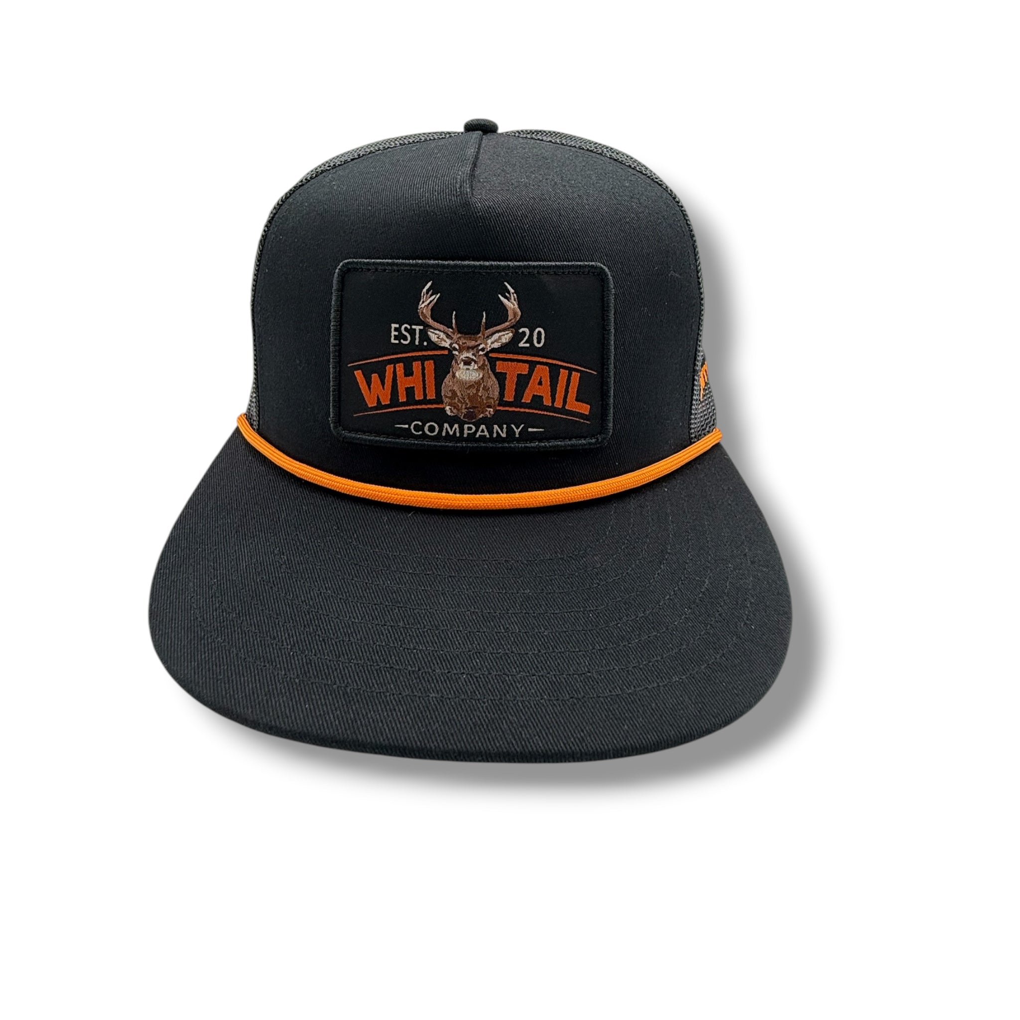 Whitetail Co. | Wall Hanger | Trucker | Black | Ropy