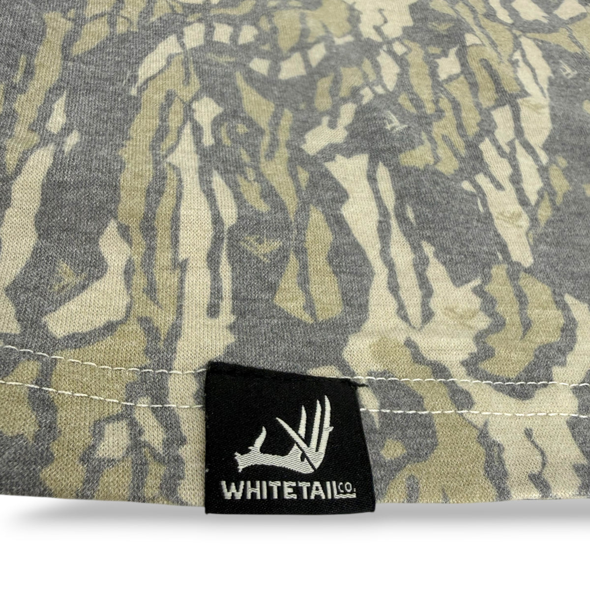 Whitetail Co. | Old Faded Tee | Tree Bark Camo | Kids