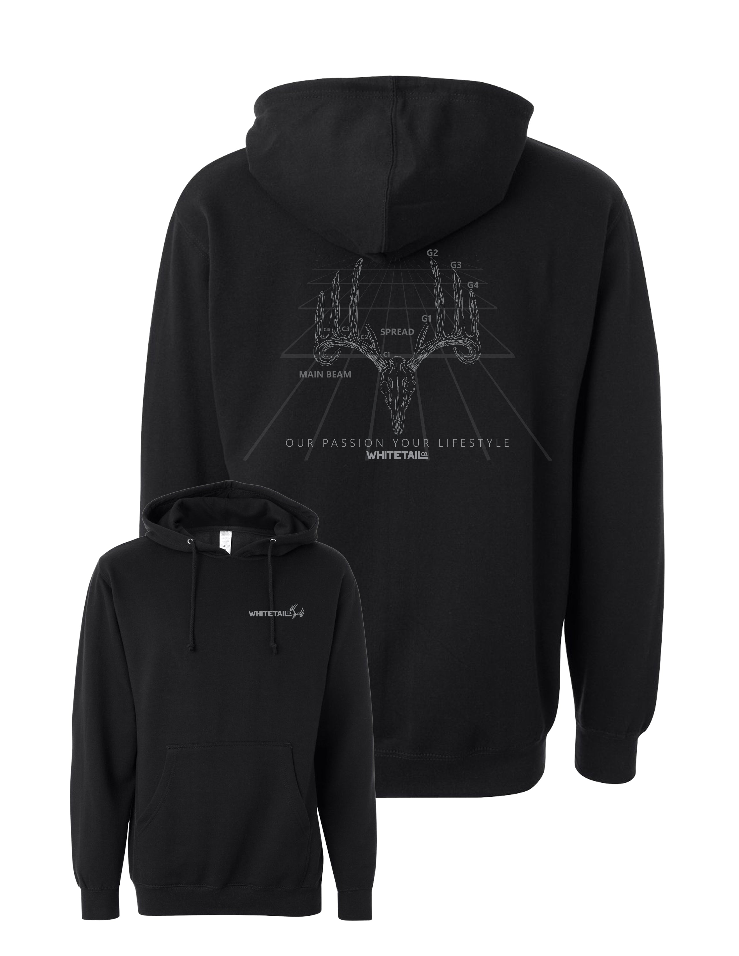 Whitetail Co.  Earned Inches Hoodie