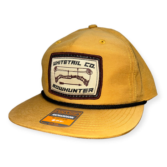 Whitetail Co. Bowhunter Richardson Ropy Hat Biscuit/Black