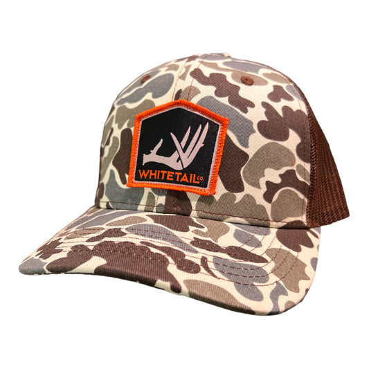 Whitetail Co. Old School Camo Mesh Back