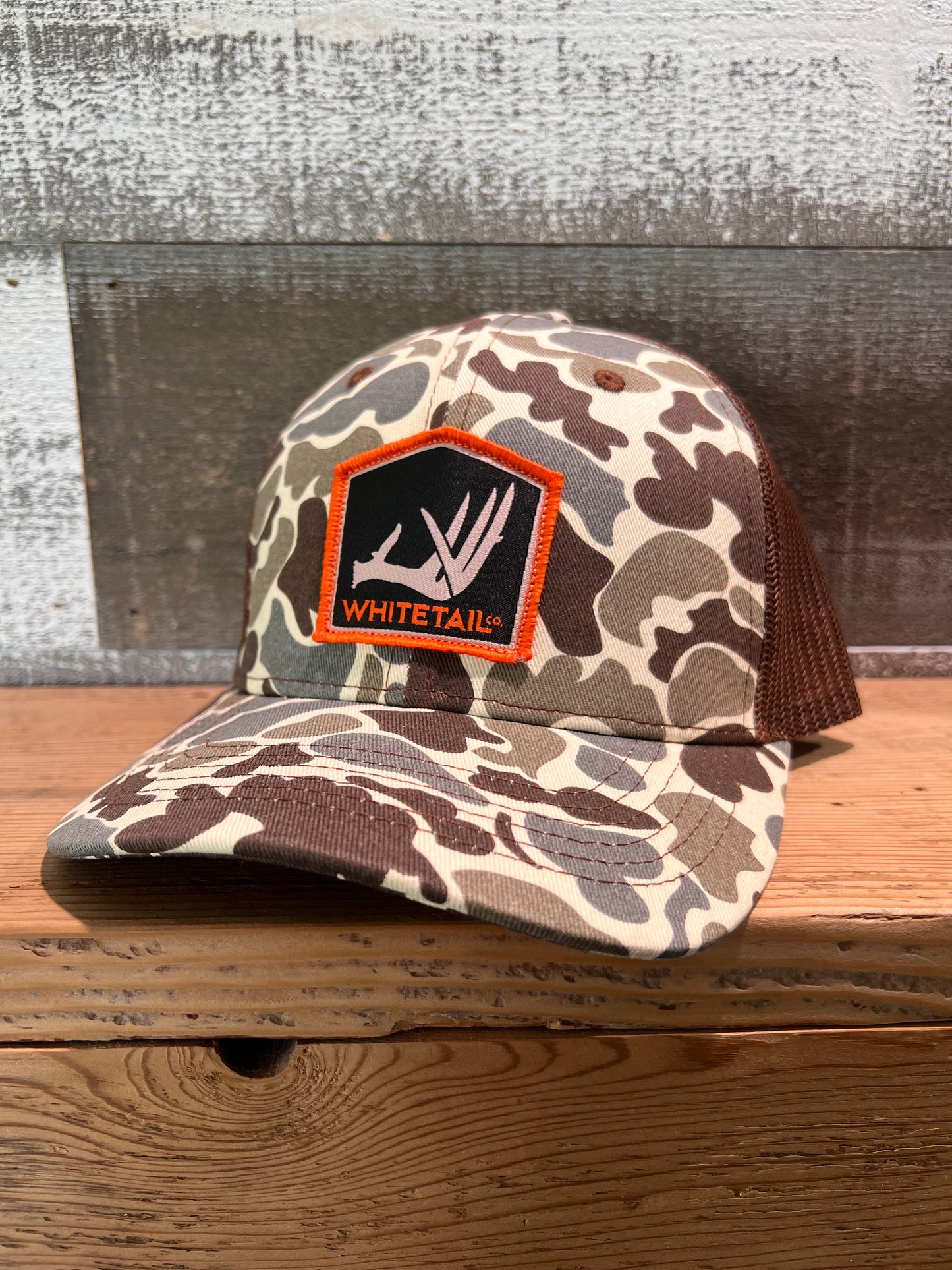 Whitetail Co. Old School Camo Mesh Back