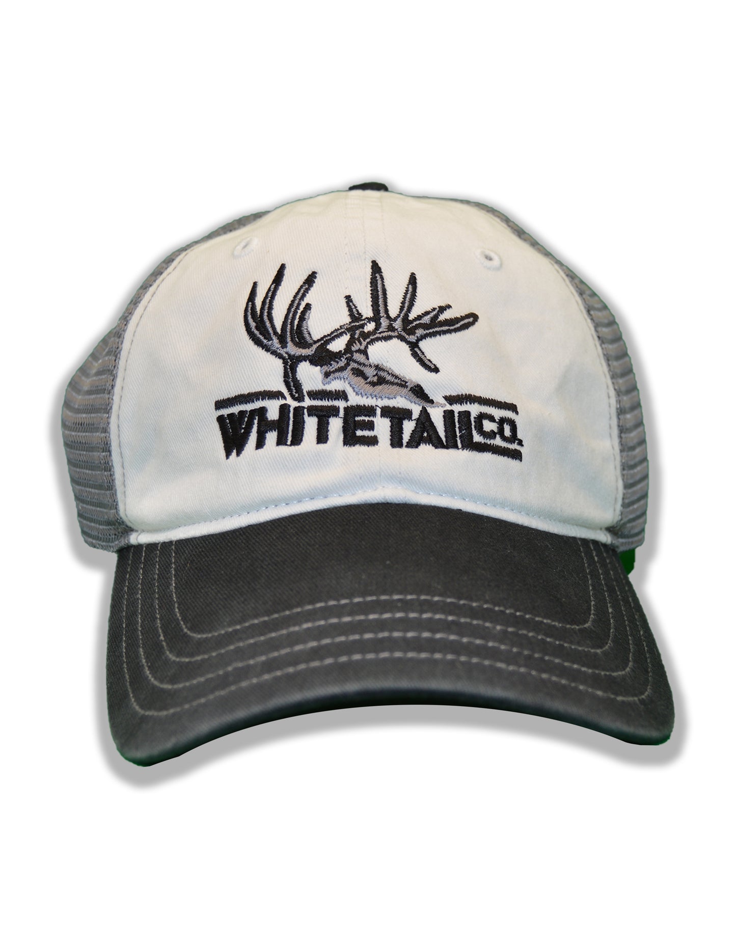 Whitetail Company Hats White/Black