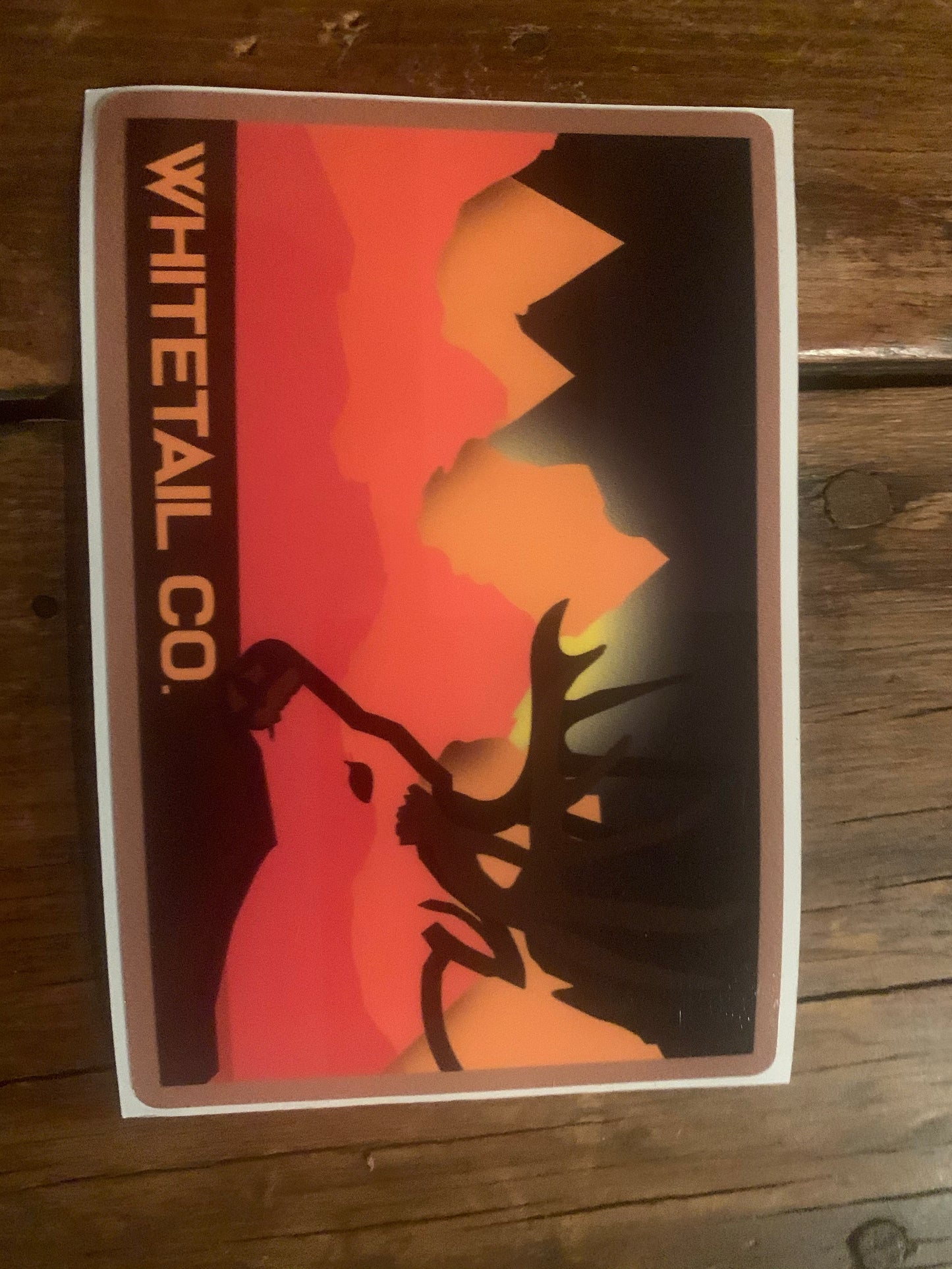 Whitetail Sunset 5” Decal