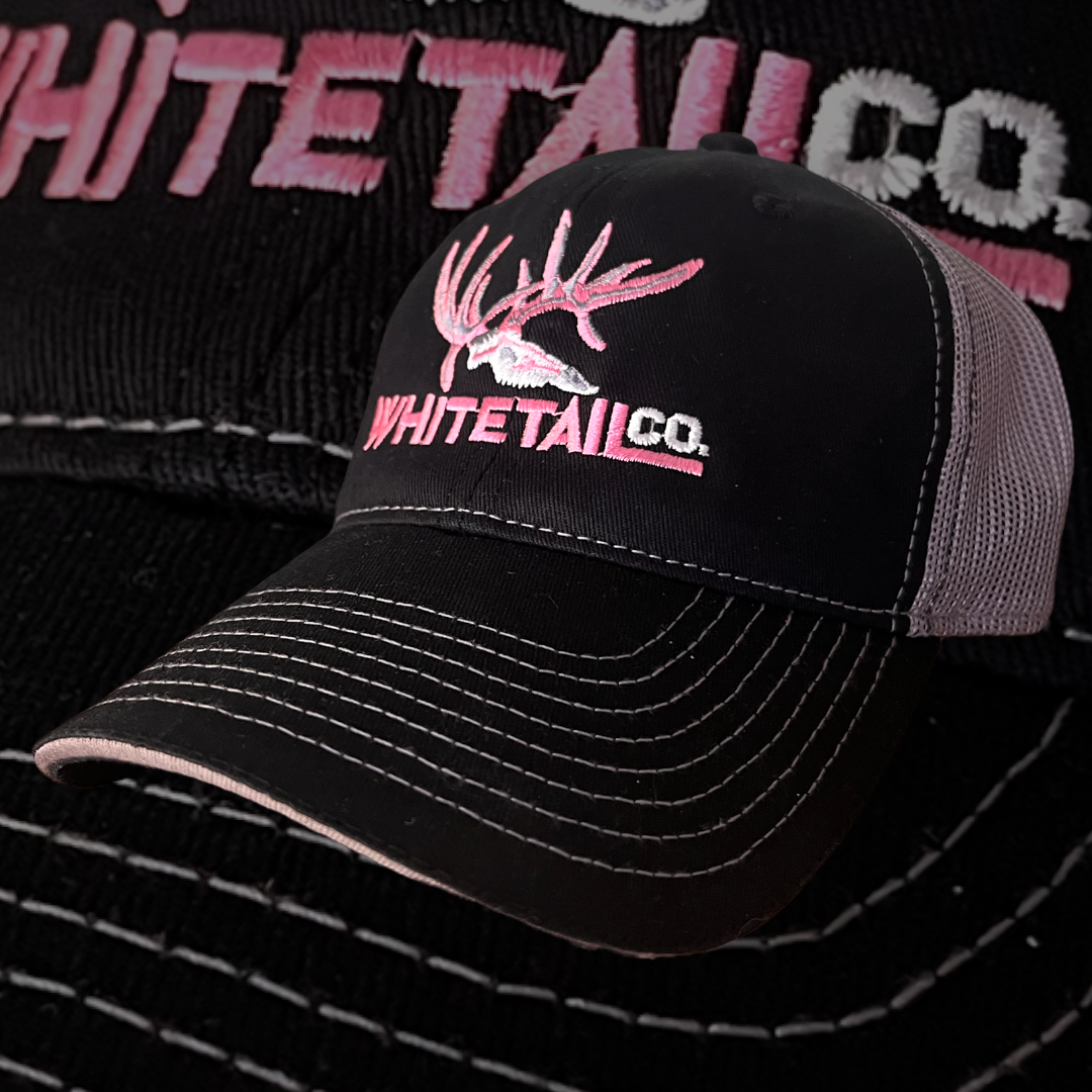 Whitetail Co. Black/Pink Hat