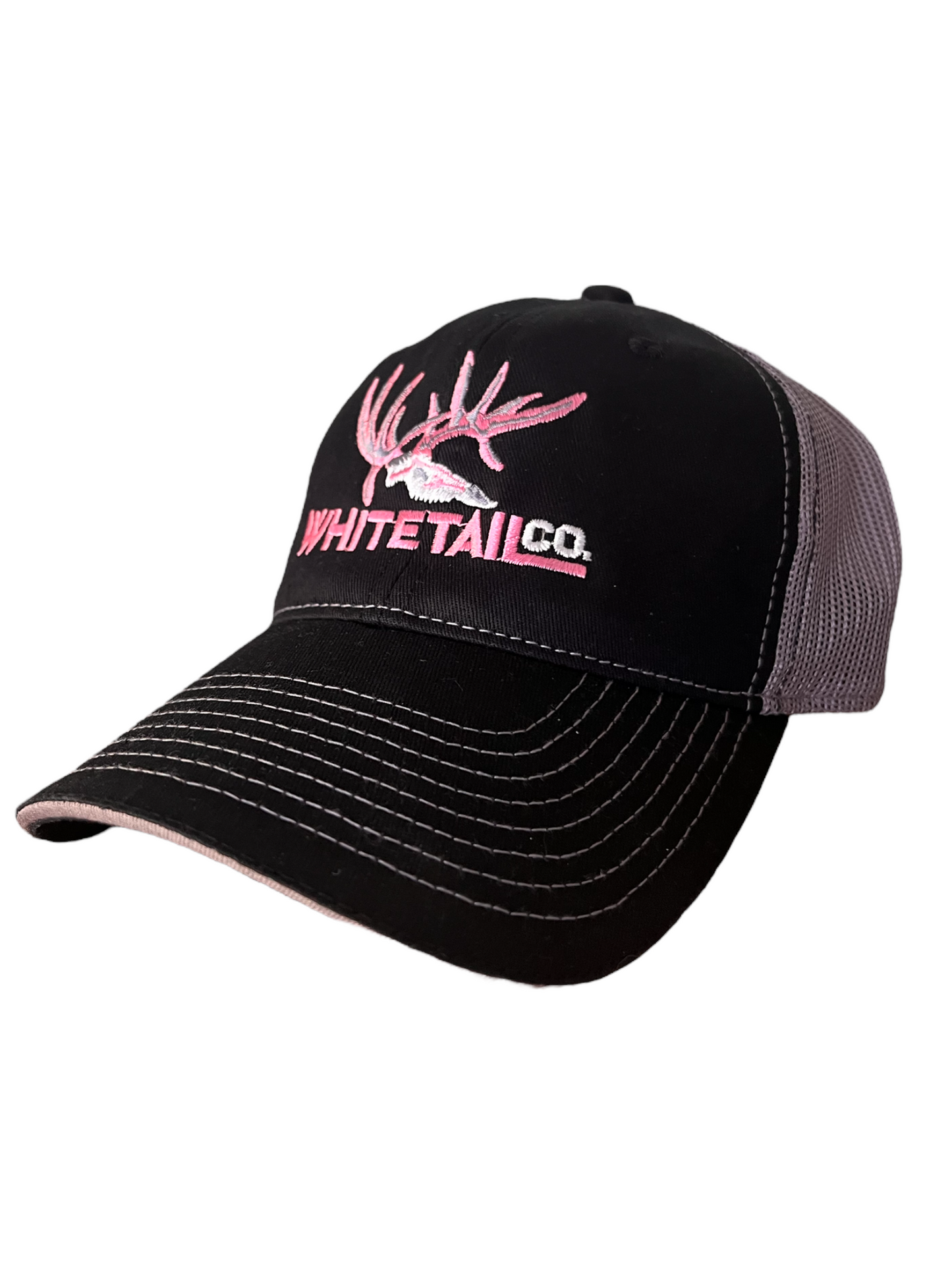 Whitetail Co. Black/Pink Hat