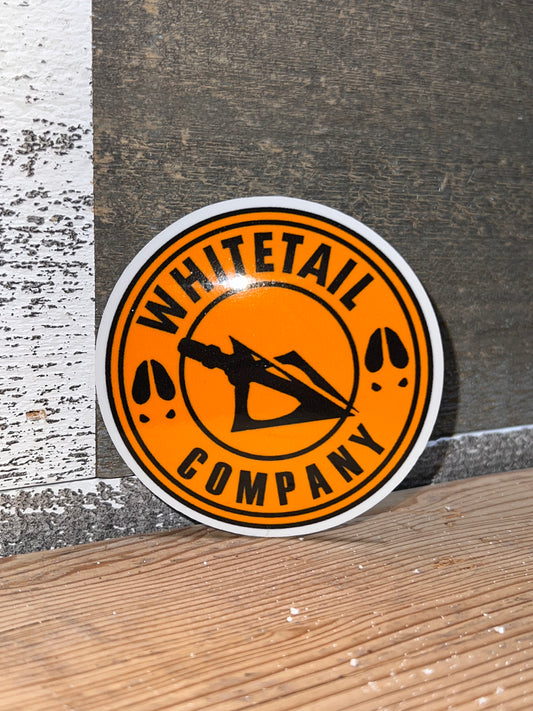 Whitetail Co. Orange Broadhead Decal