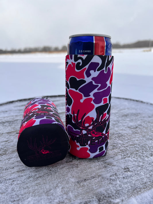 Whitetail Co. Pink Slim Koozie 2-Pack