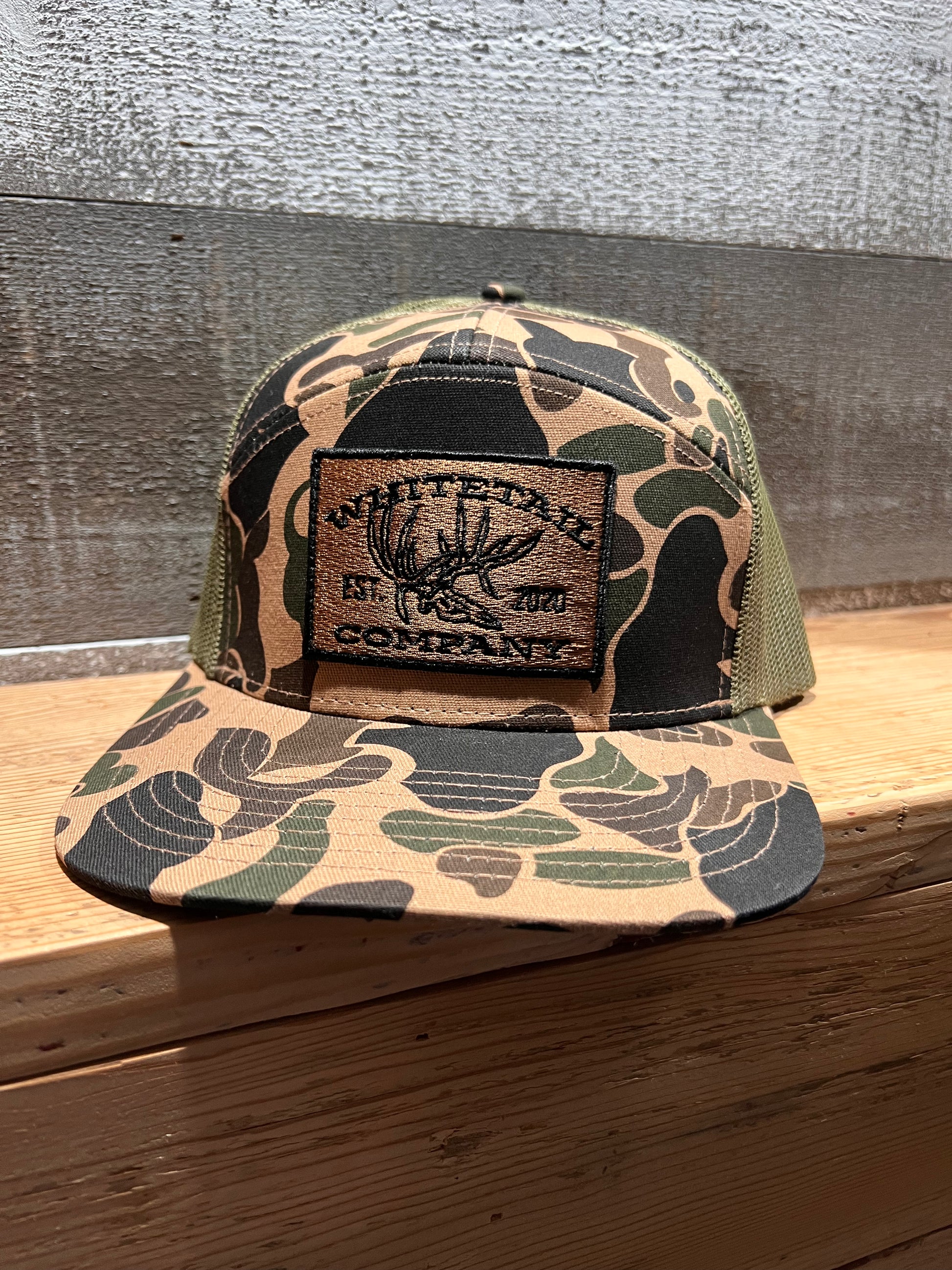 Old school online camo beanie