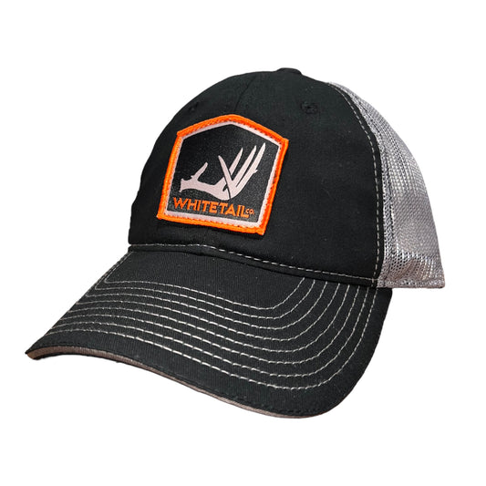 Whitetail Co. Unstructured Shed Hat Black/Charcoal